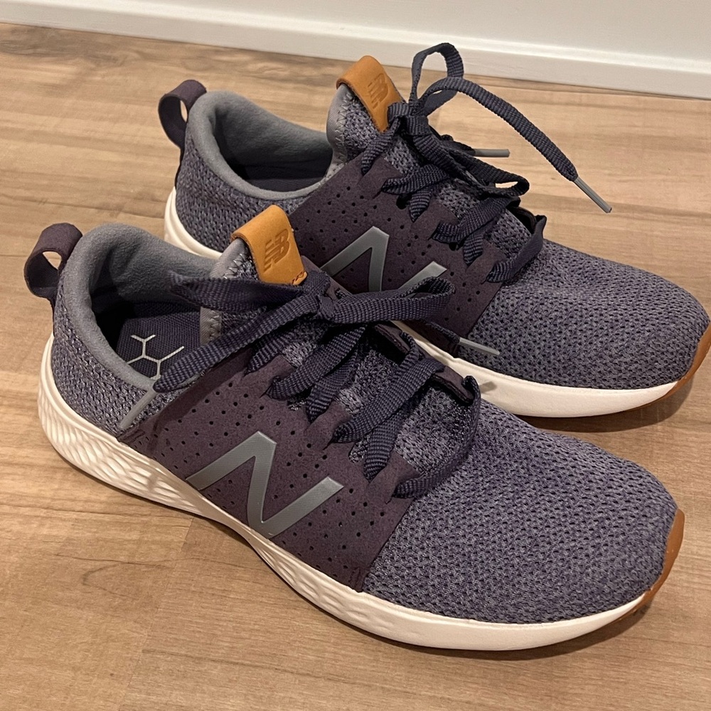 New Balance Women's Purple and White Sneakers